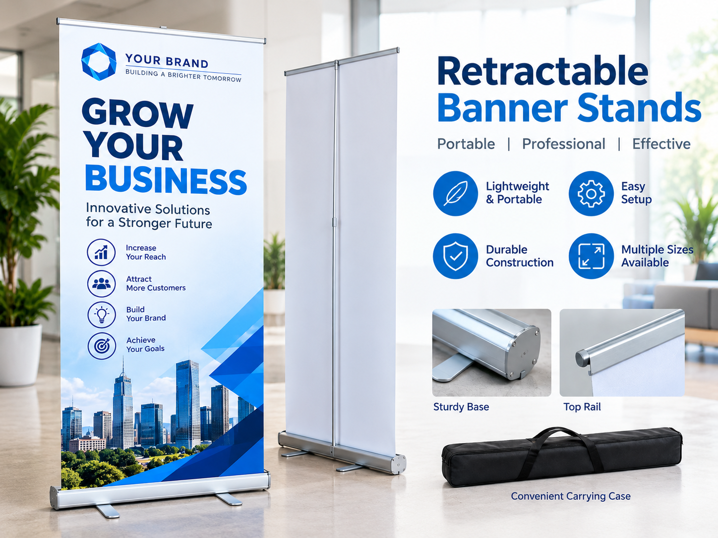 Retractable banner stand printing NYC
